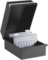 HAN 955-11, HAN Karteikasten, A5 quer, f&uuml;r 1.300 Karten, lichtgrau