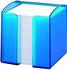 DURABLE Zettelkasten Trend transparent blau