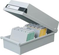 Kartei-Kasten A6 quer f&uuml;r 1300 Karten L-Grau 956-
