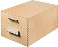 HAN 1005-0, HAN Karteikasten A5 f&uuml;r 1.500 Karteikarten braun