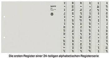 Leitz Registerserie A-Z A4 24 Ordner Tauenpapier grau (13240085)