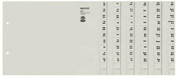 Leitz Registerserie A-Z A4 100 Ordner Tauenpapier grau (13520085)