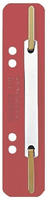 LEITZ 3710-00-25, Leitz 3710-00-25 3710 Einh&auml;nge-Heftstreifen PP, kurz - rot, 25
