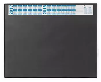 DURABLE Schreibunterlage mit Vollsichtauflage 65x52cm schwarz