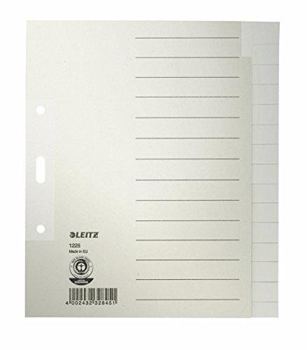 Leitz Register RC Tauen blanko grau A5 15-teilig