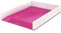 LEITZ 53611023, LEITZ Briefablage WOW Duo Colour perlwei&szlig;/pink