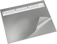 L&auml;ufer Schreibunterlage Durella DS 44653 52x65cm Vollsichtfolie grau