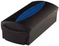 HAN 2000-34 VIP Visitenkartenbox (B x H x T) 120 x 80 x 255 mm Schwarz, Blau