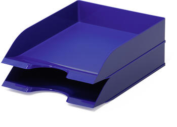 DURABLE 1701672040 Briefablagen (Basic für Format DIN A4 bis C4 stapelbar) blau
