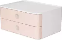 HAN 1120-86, HAN 1120-86 Allison Schubladenbox 2 Laden wei&szlig;/flamingo rose