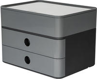HAN 1100-19, HAN SMART-BOX PLUS ALLISON 1100-19 Schubladenbox Schwarz, Grau, Wei&szlig;