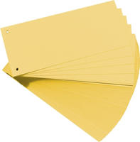 Herlitz 10843613 Trennblatt Karton Gelb 100 St&uuml;ck(e)