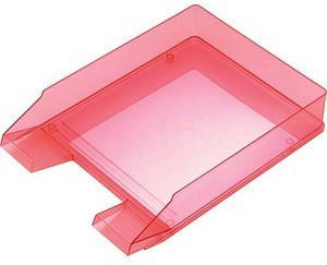 Helit Briefablagen rot-transparent DIN C4 5 Stück (H2361520)