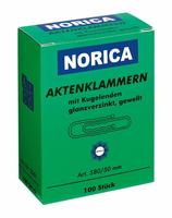 Alco 2261, ALCO Aktenklammern NORICA silber galvanisiert, 100 St.