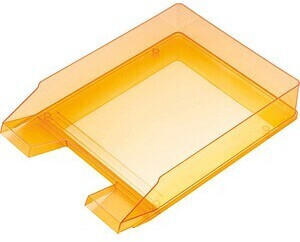 Helit Briefablagen orange-transparent DIN C4 5 Stück (H2361540)