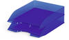 DURABLE 1701673540 Briefablagen (Basic für Format DIN A4 bis C4 stapelbar) blau transparent