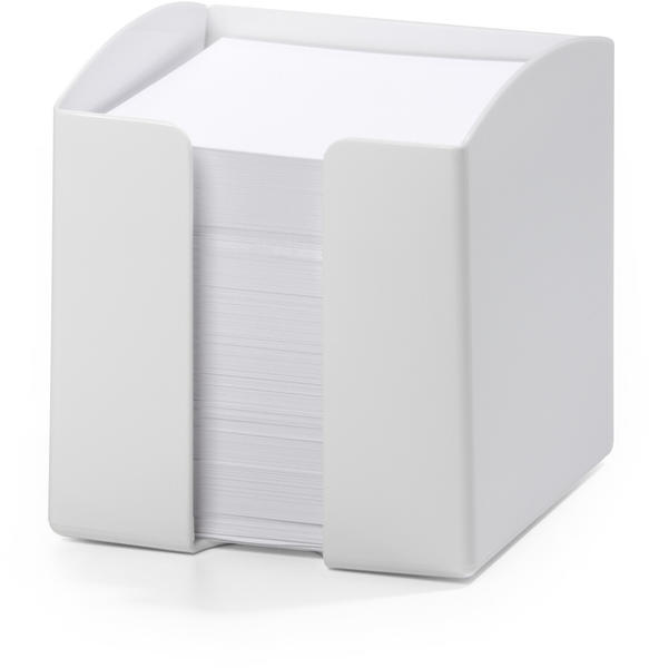 DURABLE 1701682010 Zettelkasten Kunststoff für Notizzettel 90x90mm weiß