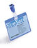 DURABLE 810606 Namensschild mit Clip 60x90mm Kunststoff Packung 25-Stk. blau
