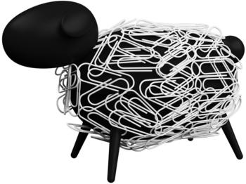 Allocacoc Büroklammerspender Sheepi magnetisch mit 30 Klammern schwarz (DH0028)
