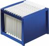 Helit Hängeregister-Box H61100-34, the rack, A4, für 40 Hängemappen, blau