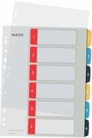 Leitz Zahlenregister Leitz Cosy Din A4 &Uuml;berbreite 1-6 Polypropylen Mehrfarbig