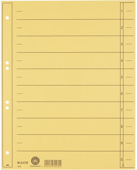 Leitz Trennblatt A4 gelb 100 Stück (16580015)