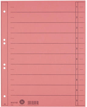 Leitz Trennblatt A4 rot 100 St&uuml;ck (16580025)