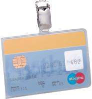 Durable - Ausweishalter 87 X 54 Mm (b X H) Hartfolie Transparent 25 St./pack.