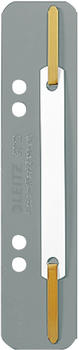 Leitz Heftstreifen kurz 35x158mm PP grau 25 Stück (37100085)