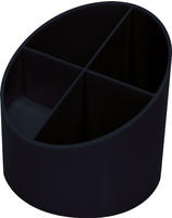 helit Stiftehalter 11,0 x 11,0 x 10,5 cm schwarz