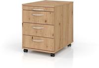 Rollcontainer Belo H590xB428xT580mm Asteichedekor 3 Schubl.HAMMERBACHER