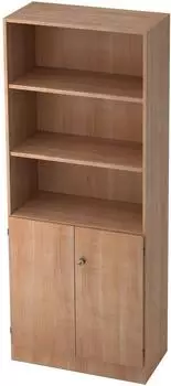 Hammerbacher B&uuml;roschrank 6770/N/N/SG nussbaum/nussbaum
