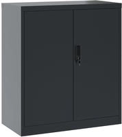 vidaXL Aktenschrank Anthrazit 79x40x90 cm Stahl