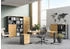 Germania Aktenregal Agenda Holz 5 Ordnerhöhen 80 x 197 x 40cm graphit (4235-564)