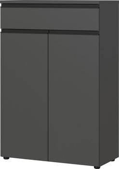 Germania Aktenschrank Bedano Holz 81 x 120 x 40cm graphit (4041-547)