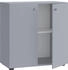 VCM Aktenschrank 912685 Holz 70 x 74 x 40cm grau