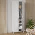 VCM Aktenschrank Stahl Schrank Büroschrank Dielenschrank Flokas XL weiß (920254)