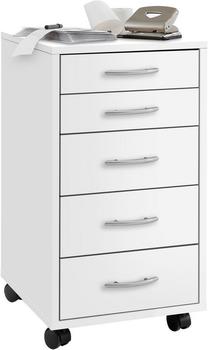FMD Möbel 336-001E Freedy Beistellcontainer melaminharz spanplatte 33.0 x 63.5 x 38.0 cm weiß