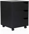 HJH Office Rollcontainer mit Schubladen schwarz (821020)