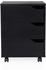 HJH Office Rollcontainer mit Schubladen schwarz (821020)