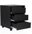 HJH Office Rollcontainer mit Schubladen schwarz (821020)