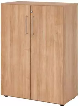 EUROKRAFT Regal 3OH Türe Nussbaum/Nussbaum (V938T3/N/N/BS)