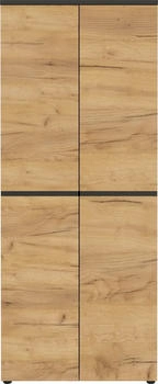 Germania Aktenschrank Lissabon Holz 80x197x40cm navarra-eiche/graphit (4266-549)