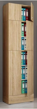 VCM B Sonoma-Eiche Xxl Drehtüren Aufsatz (Drehtüren Aufsatz & Schublade Sonoma-Eiche Xxl) braun XXl (917797)
