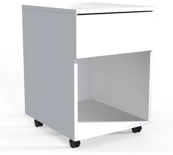 VCM Rollcontainer 1 Schubladen 39x55x45 cm weiß (918331)