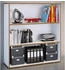 VCM Holzregal Salia stehend Aktenschrank 110 x 100 x 33 cm 3fach (920716)