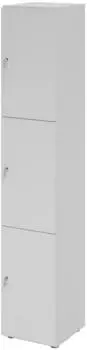 Hammerbacher Schliessfachschrank 6OH 3xDS grau/grau (V264L3/5/5/DS)