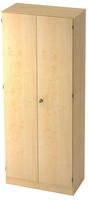 Hammerbacher Garderobeschrank Solid 5OH BxTxH 80x42x200,4cm Griff SG Ahorn/Ahorn