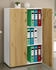 VCM Büroschrank mit 3 Fächern Aktenschrank mit Drehtüren Maße ca. 70 x H. 110 x 40 cm Lona 3-Fach (919579)