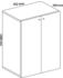 VCM Büroschrank mit 3 Fächern Aktenschrank mit Drehtüren Maße ca. 70 x H. 110 x 40 cm Lona 3-Fach (919579)